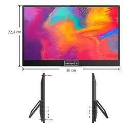 Monitor ZENWIRE M8P 15.6" 1920x1080px IPS