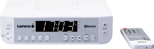 Radiobudzik Lenco KCR-100 (biały)