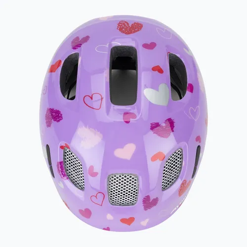 Kask rowerowy dziecięcy Alpina Ximo 2 Jr purple hearts gloss