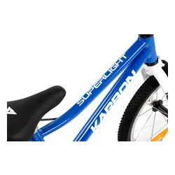 Rower dziecięcy KARBON Superlight Automatic 16 cali dla chłopca Niebieski