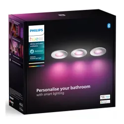 Oświetlenie punktowe Philips Hue White and Color Ambiance Xamento 3szt. Chrom