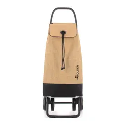 Wózek na zakupy 4-kołowy Rolser I-MAX Yute Bi 4 Wheels - natural / black