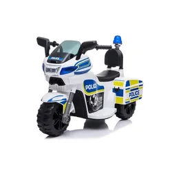 Motorek Na Akumulator Tr1912 Dla Dziecka 1-3 Lat Policja Dźwięki LED Kuferki