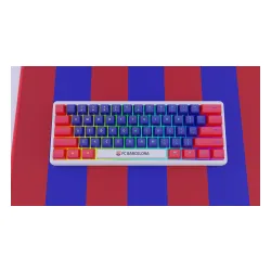 Klawiatura mechaniczna OCPC Gaming FCB KR2 Wireless 3w1 Niebiesko-czerwony