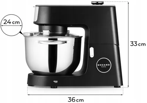 Robot planetarny MOZANO Kitchen Advanced 3200 W Czarny