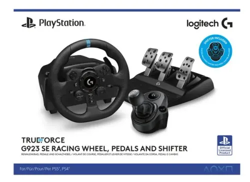 Logitech руль G923 SE Shifter Combo с педалями для PS5, PS4, PC Force Feedback