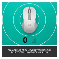 Myszka Logitech Signature M650 L dla leworęcznych - biały