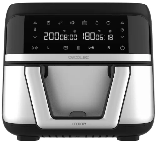 Air Fryer Frytkownica beztłuszczowa CECOTEC Cecofry Dual 9000 9l 6 automatycznych programów