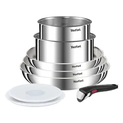 Zestaw patelni i garnków TEFAL Emotion L8968S04 Stalowy (8 elementów)