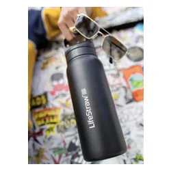 Butelka termiczna z filtrem LifeStraw Go Steel 2.0 1 l - nordic black