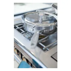 DEMEYERE INDUSTRY 5 Patelnia głęboka 2H z pokrywką 24 cm