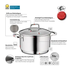 KELA Flavoria 3,2 l - garnek ze stali nierdzewnej z pokrywką