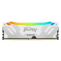 Pamięć RAM Kingston FURY Renegade RGB DDR5 32GB (2x16GB) 6400 CL32 Biało-srebrny