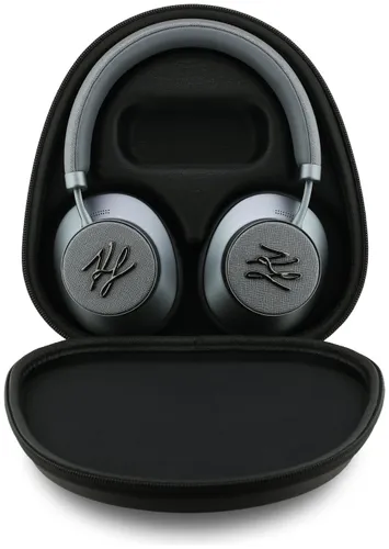 Słuchawki nauszne KARL LAGERFELD Grained Initials Bluetooth ANC Szary