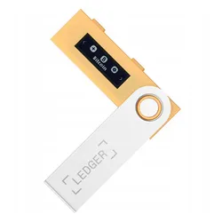 Portfel sprzętowy dla kryptowalut Ledger Nano S Saffron Yellow