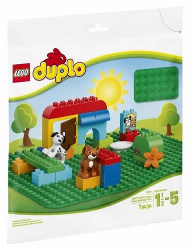 LEGO DUPLO 2304ЗЕЛЕНАЯ строительная пластина