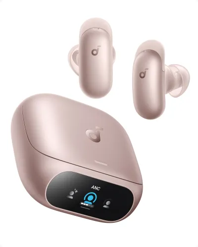 Słuchawki bezprzewodowe Soundcore Liberty 5 Pro ANC Dokanałowe Funkcje AI Bluetooth 6.1 Różowy