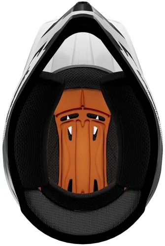 Kask rowerowy LAZER Phoenix+ Czarno-biały Full Face (rozmiar S)