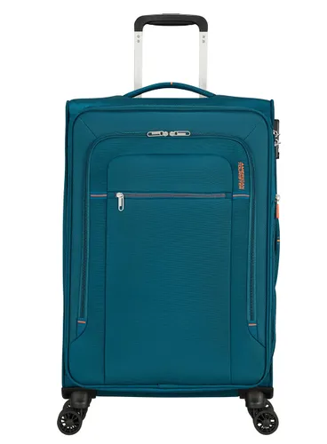 American Tourister Crosstrack Genişletilebilir Orta Bavul-navy / orange