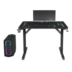 Biurko Ultradesk FREEZE V2 109cm Czarny