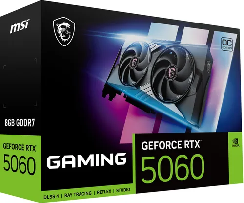 Karta graficzna MSI GeForce RTX 5060 Gaming 8GB OC DLLS 4