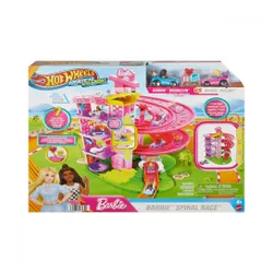 Hot Wheels Tor wyścigowy Racer Verse Barbie Spiral Race