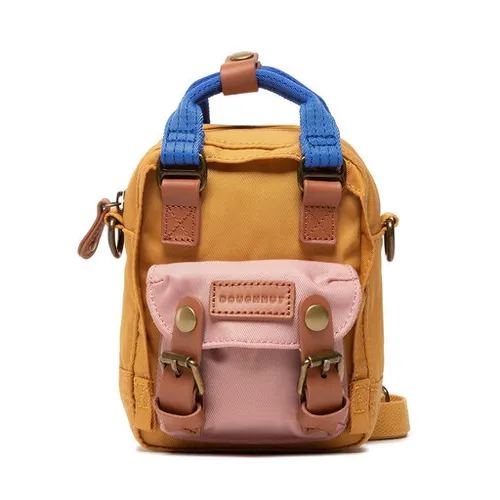 Gogoasa Macaroon Sac Mic D226-3590-F Galben / Trandafir