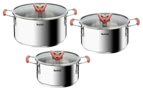 Zestaw garnków TEFAL Opti Space G720S674 (6 elementów)
