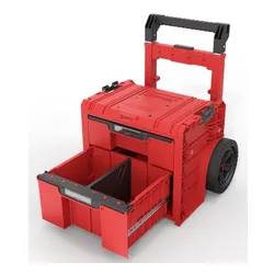 Skrzynka narzędziowa QBRICK System PRO Cart 2.0 Plus Drawer 2 Red Ultra HD Custom