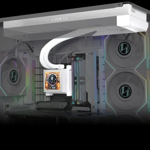Chłodzenie Lian Li HydroShift LCD 360 Fanless Biały
