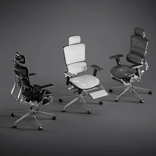 Fotel DIABLO CHAIRS V-Master Biało-czarny