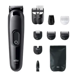 Trymer Braun AIO3560 7 nasadek 50min