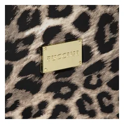 Большой жесткий чемодан Puccini Beverly Hills ABS015A 6 Leopard