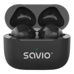 Słuchawki bezprzewodowe Savio TWS-02 PRO Douszne Bluetooth 5.4 Czarny