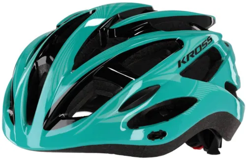 Kask rowerowy KROSS Laki Lazurowy MTB (rozmiar L)