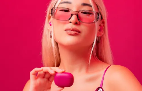 Słuchawki dokanałowe JLAB Go Pop ANC Fuksja