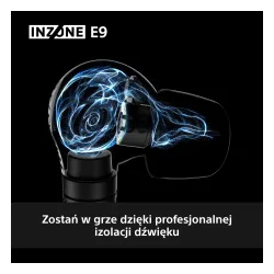Słuchawki Sony INZONE E9 Dokanałowe Brak mikrofonu Czarny