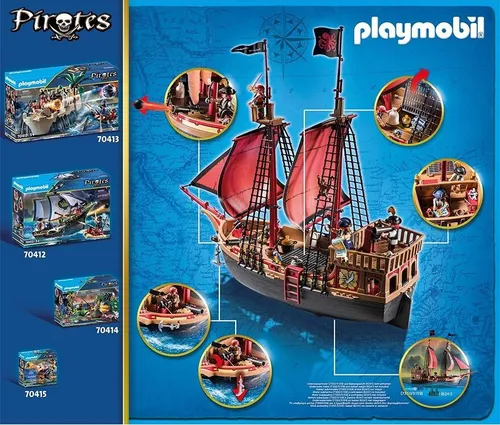 Playmobil Ölü Kafatası Savaş Gemisi (70411)