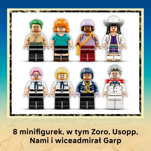 LEGO ONE PIECE 75646 Okręt Garpa, zestaw klocków 9+