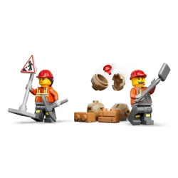 LEGO City 60480 Żółta koparko-ładowarka, zestaw klocków 7+