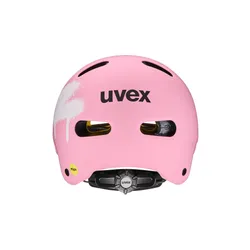 Kask rowerowy dla dzieci Uvex Kid 4 Style Mips - spray strawberry matt