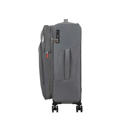 Walizka średnia poszerzana American Tourister Summerfunk - titanium grey