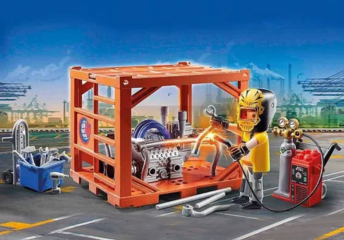 PLAYMOBIL City Action 70774 Produkcja kontenerów