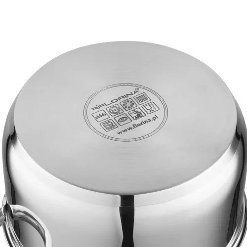 Garnek ze stali nierdzewnej z pokrywką FLORINA CLAUDE 6,1 l