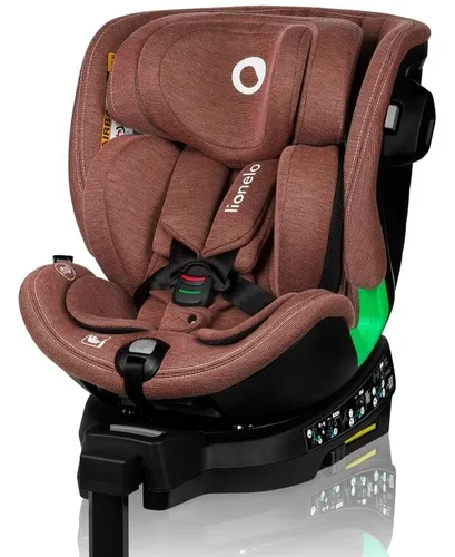 Fotelik samochodowy LIONELO Harmony i-Size 40-150 cm (0-36 kg) Czerwony