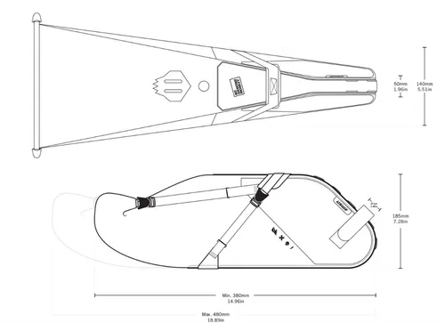 Torba podsiodłowa USWE Roll-Top Saddle Bag