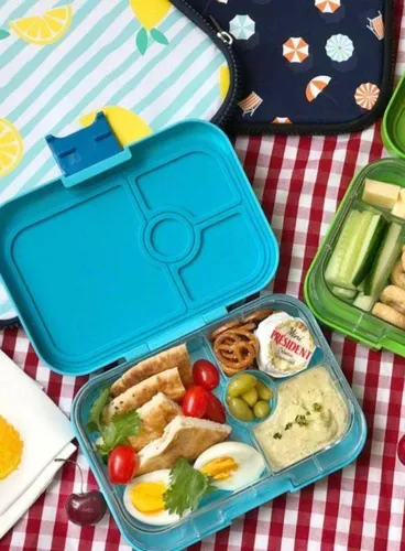 Salata için Öğle Yemeği Kutusu XL Yumbox Tapas 4-Greenwich Green / New York