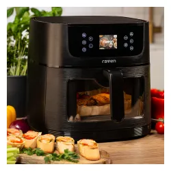 Air fryer Raven Frytownica niskotłuszczowa EFN010 AI z rozpoznawaniem potraw 25 programów automatycznych 1800W