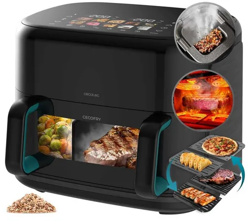 Air Fryer Frytkownica beztłuszczowa CECOTEC Cecofry&Grill Smokin Prime 11000 11L 10 automatycznych programów