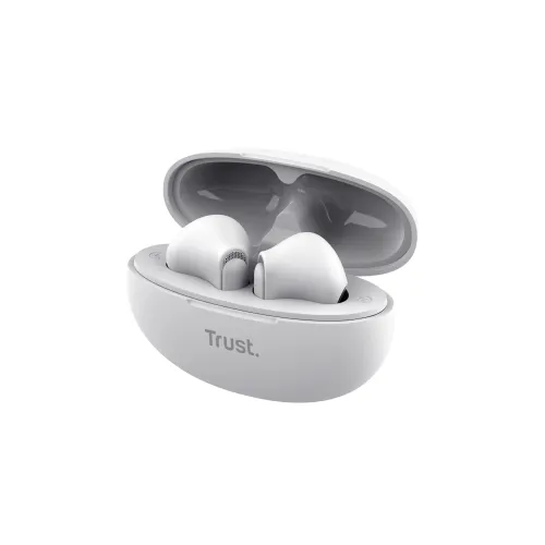 Słuchawki bezprzewodowe Trust Yavi ENC Douszne Bluetooth Biały